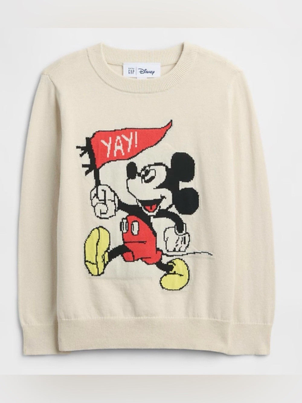 Disney x Baby Gap 18/24M Mickey Mouse Toddler Boy’s Intarsia Sweater